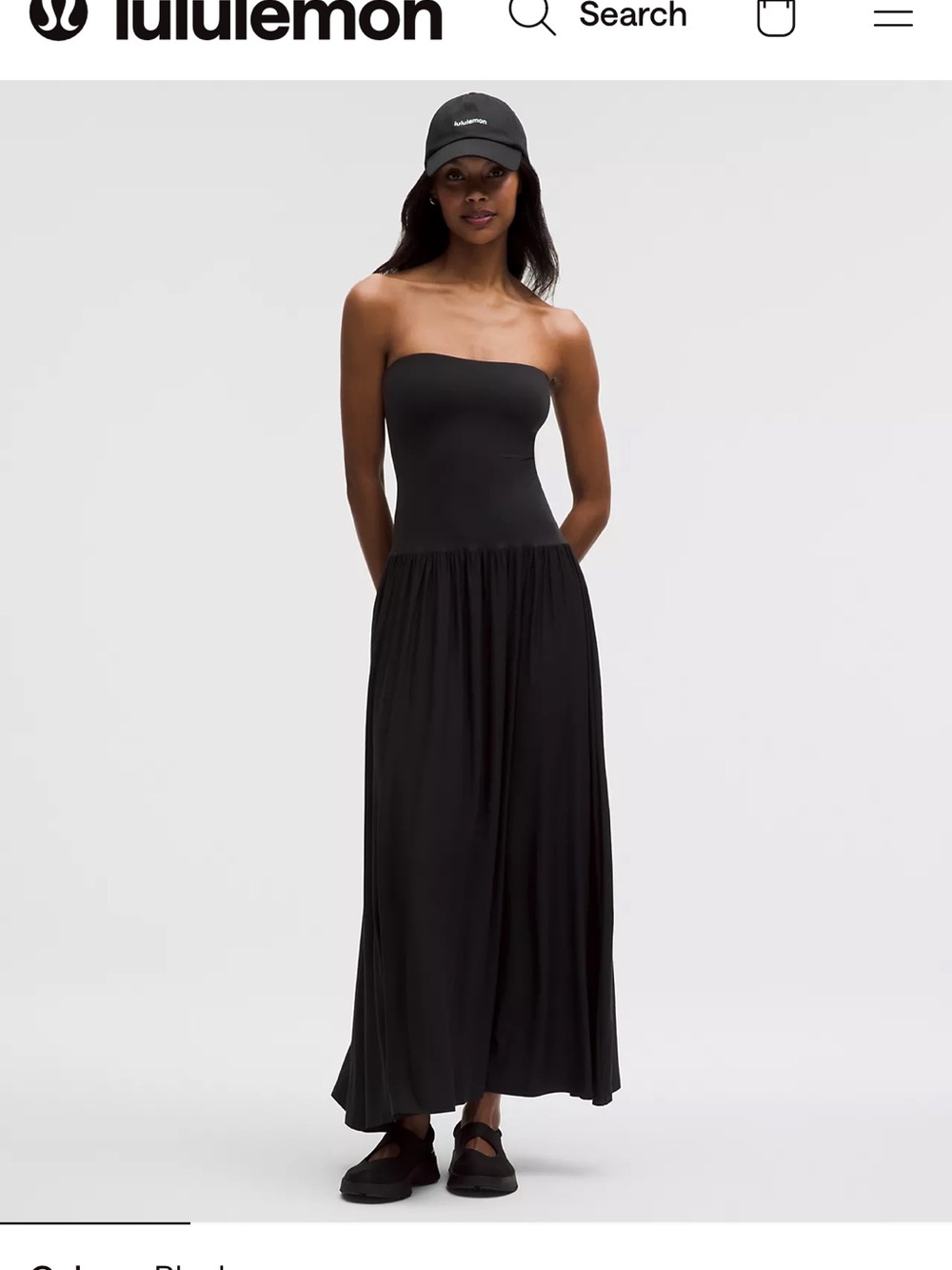 lululemon 2-in-1 maxi dress/skirt